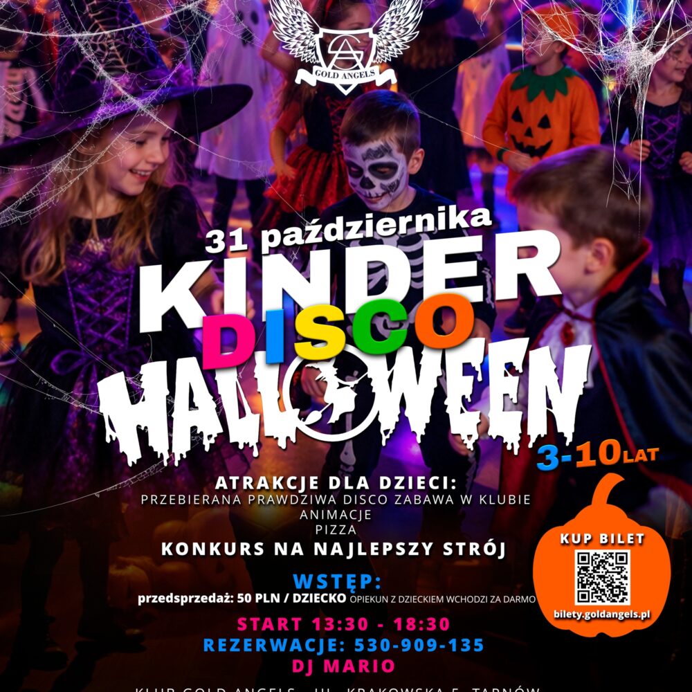 BILET WSTĘPU - KINDER DISCO HALLOWEEN