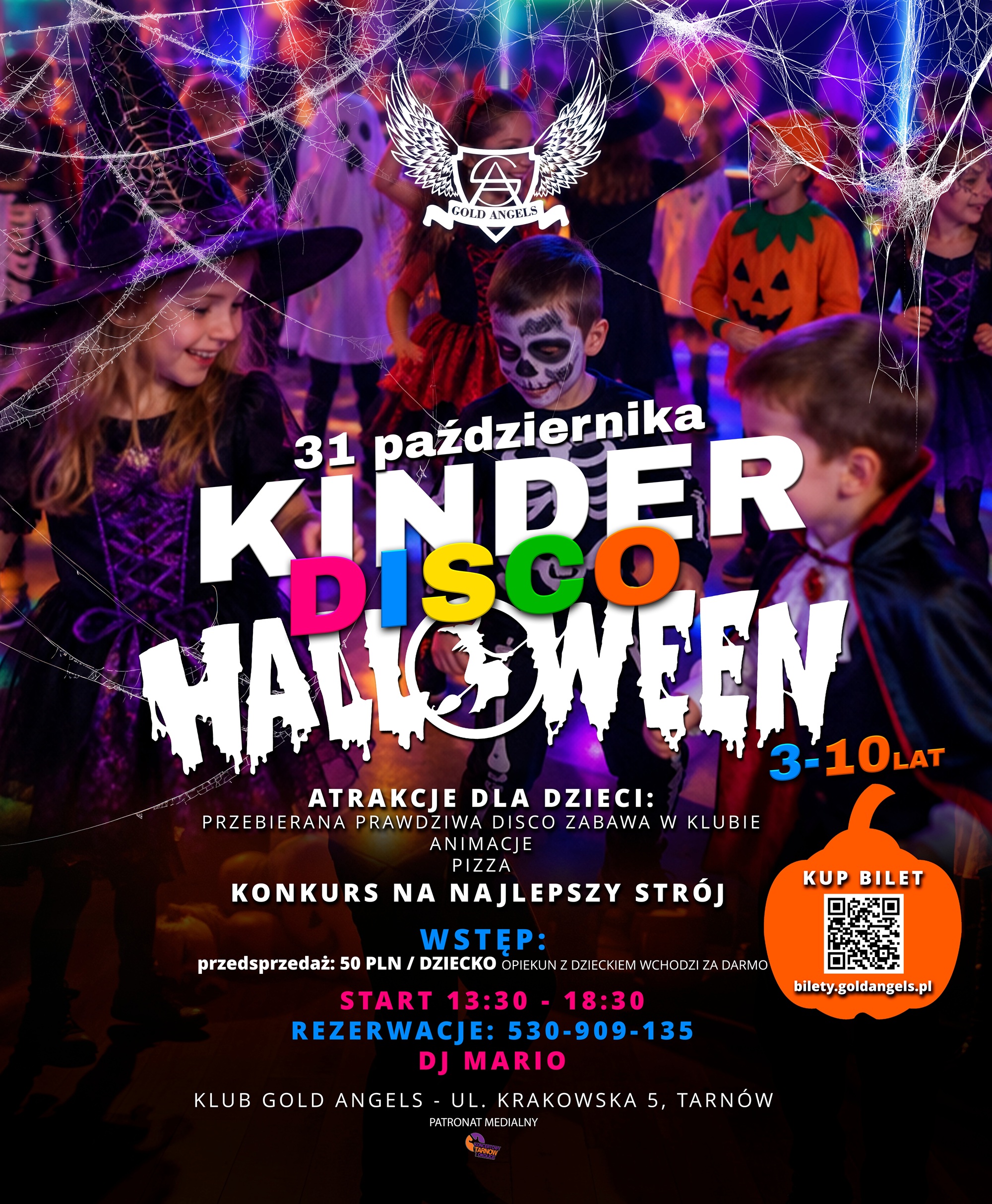 BILET WSTĘPU - KINDER DISCO HALLOWEEN
